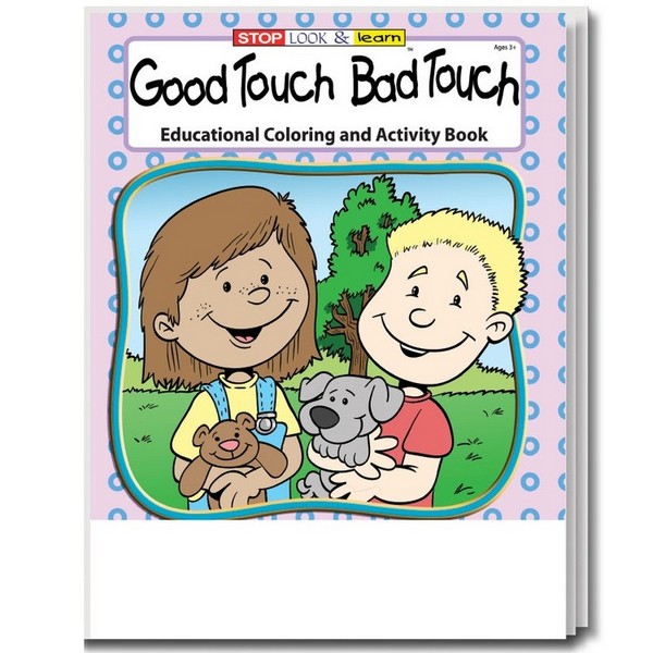 CS0185B Good Touch Bad Touch Coloring and Activity BOOK Blank No Impri